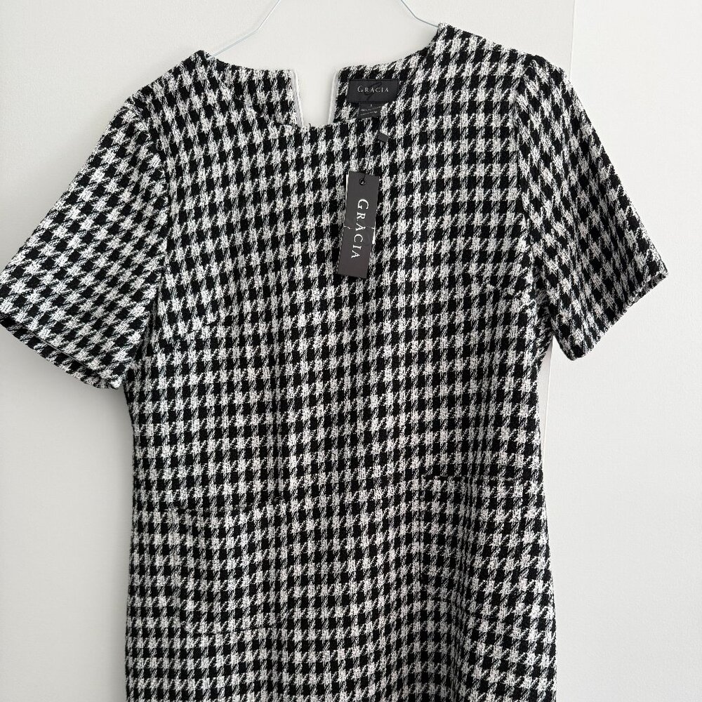 Gracia Women's Tweed Mini Shift Dress